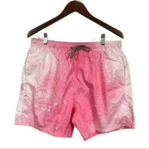 PacSun Boardies Pink Paint Splatter Swim Trunks, XL New with Tag